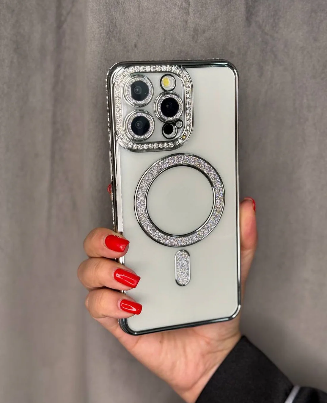 Blingy Magsafe clear Case